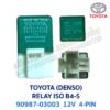 รีเลย์ โตโยต้า TOYOTA RELAY ISO 12V 4-PIN 90987-03003