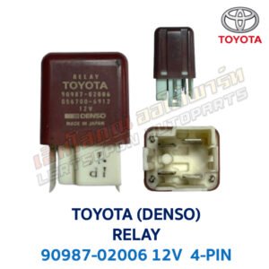 รีเลย์ โตโยต้า TOYOTA RELAY ISO 12V 4-PIN 90987-02006